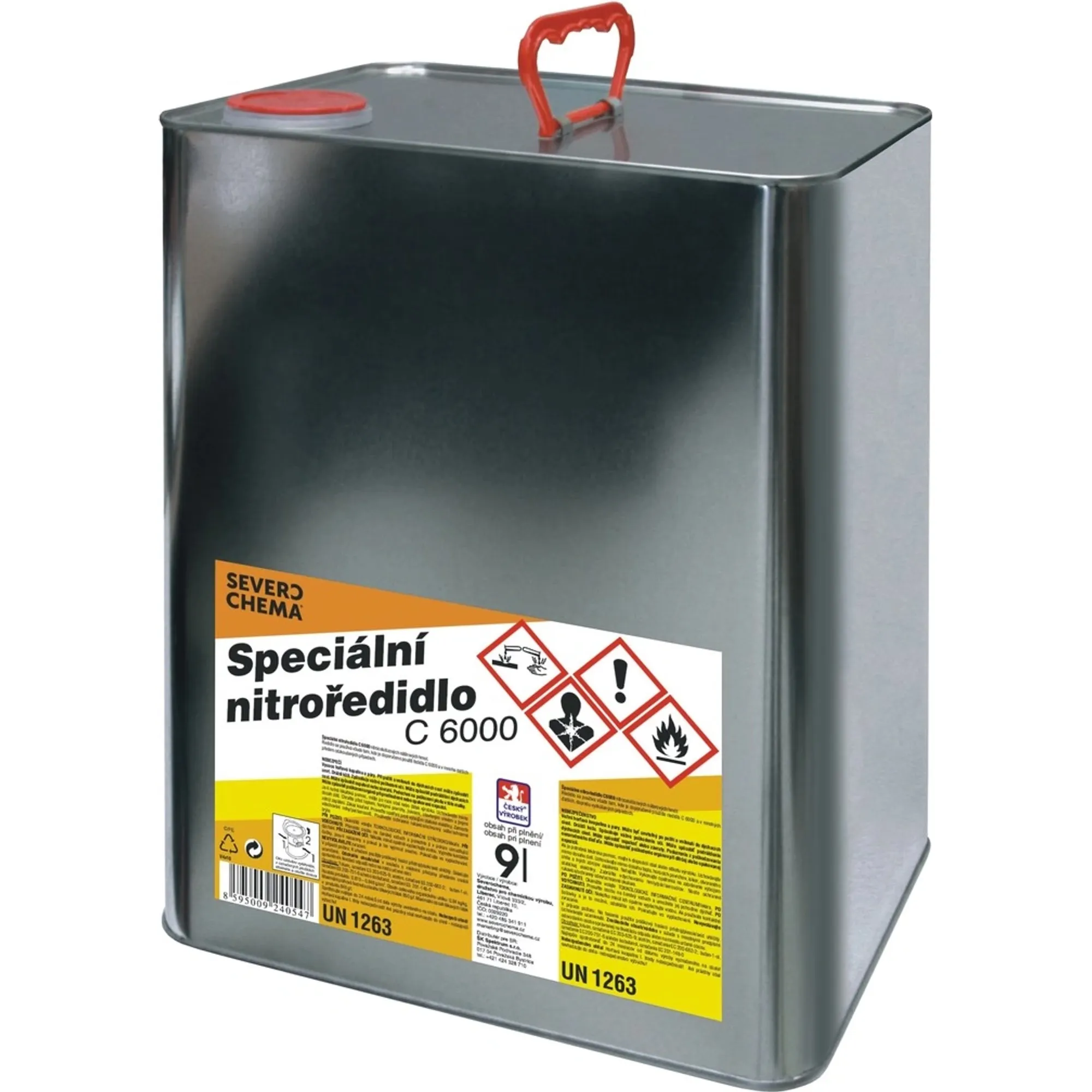 B ředidlo C 6000, 9l plechovka