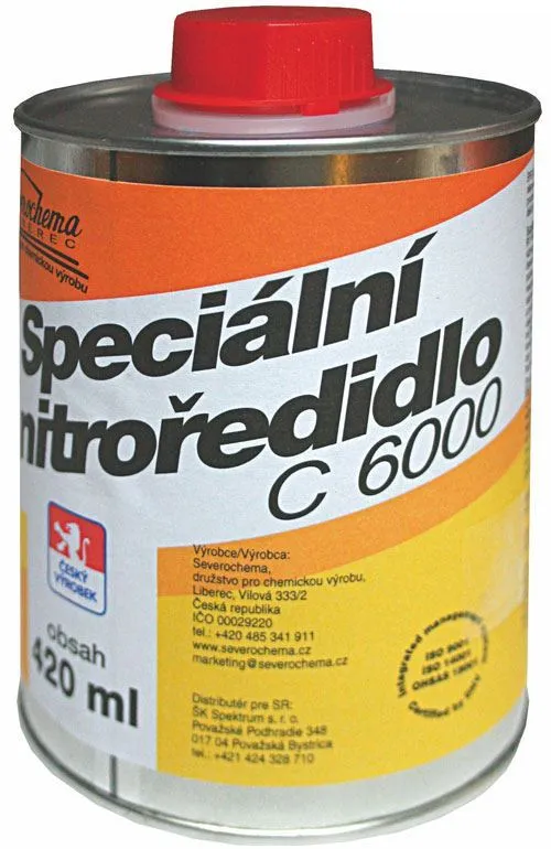 B ředidlo C 6000, 700ml plech