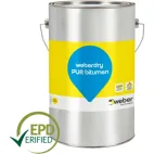 WEBERDRY PUR bitumen - polyuretanový nátěr 25kg