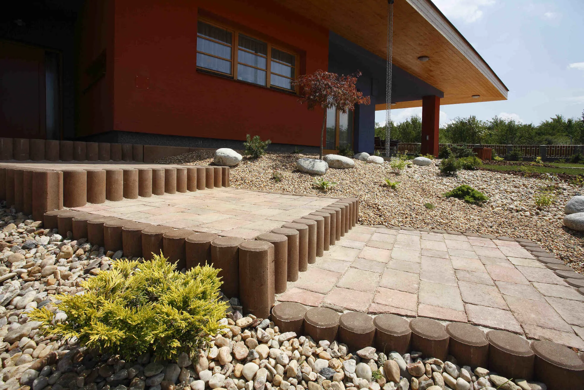 BEST-palisáda RONDELA 400mm, karamelová