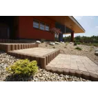 BEST-palisáda RONDELA 400mm, karamelová