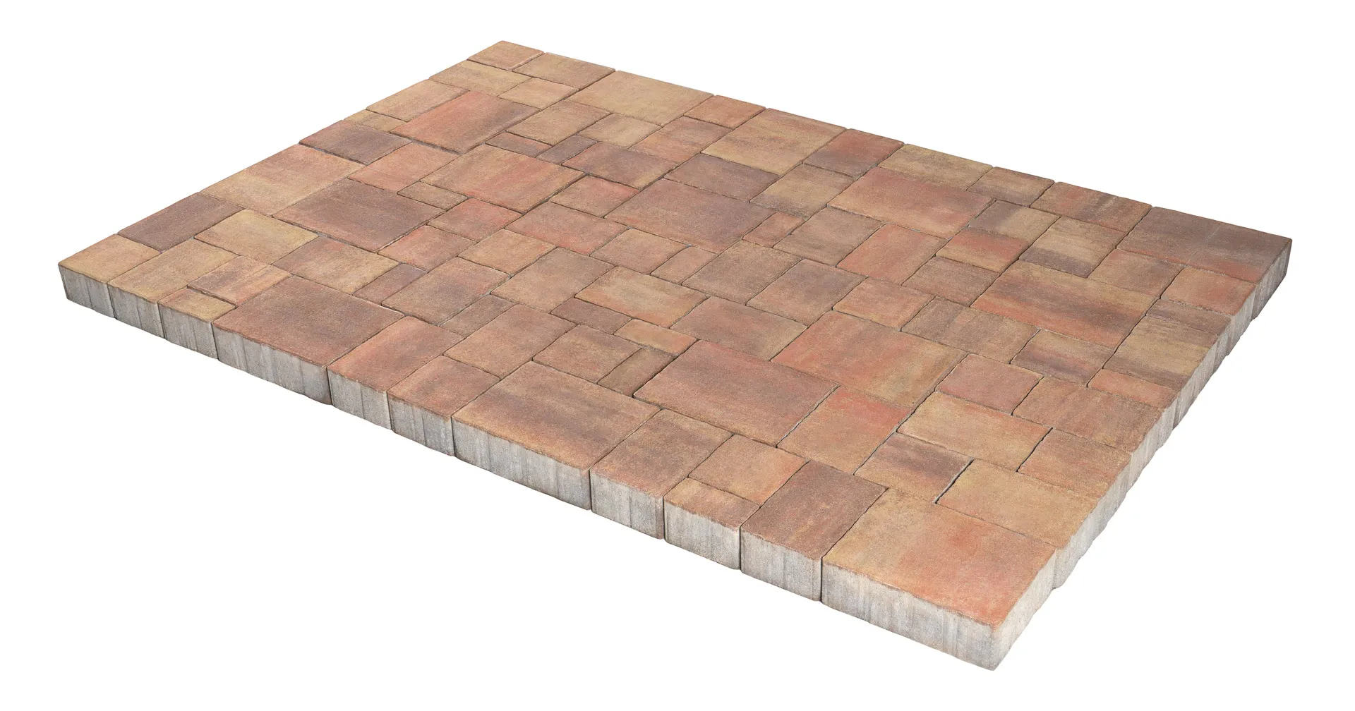 BEST-zámková dlažba ARCHIA 80mm, povrch STANDARD, colormix podzim