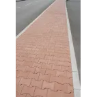 BEST-zámková dlažba BEATON rovný  80mm, červená, 7,80m2/pal