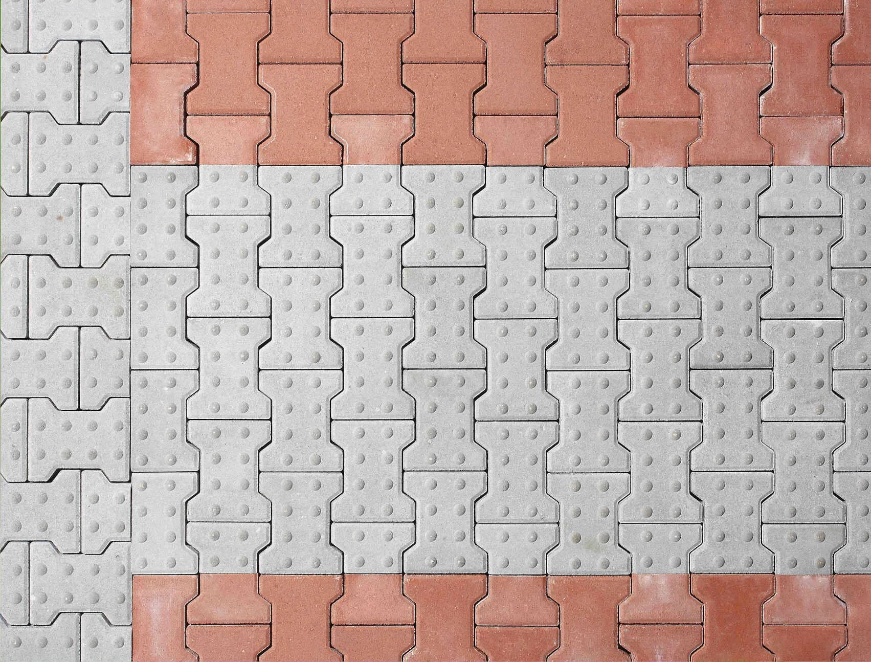 BEST-zámková dlažba BEATON  80mm rovná, půlka červená