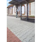 BEST-zámková dlažba BEATON  80mm, půlka přírodní