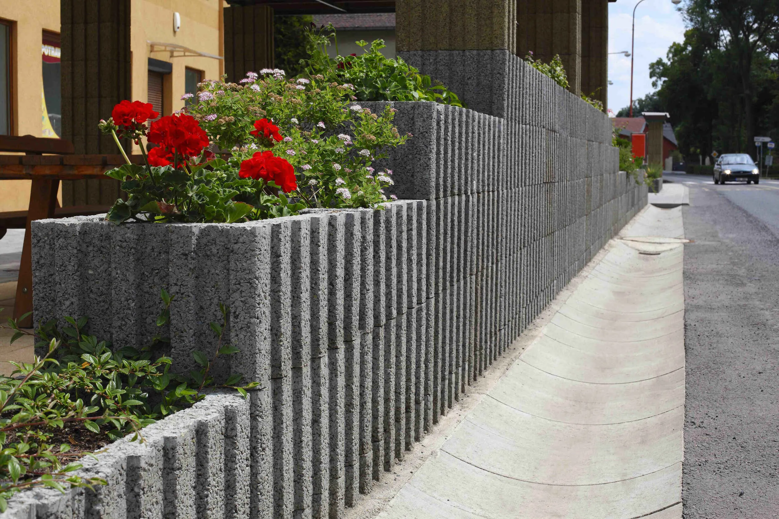 BEST-KASKÁDA  I, svahová tvárnice, 600x250x400mm, 20ks/pal, přírodní