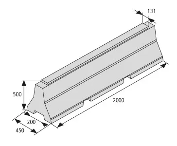 BEST- Svodidlo malé 50, základní 2000x500x450mm