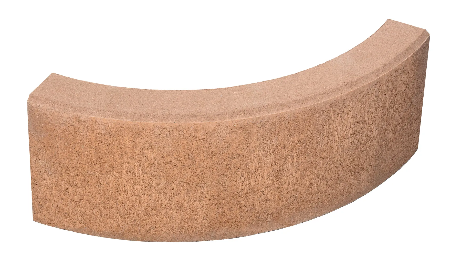 BEST-LINEA R0,5 obrubník obloukový vnější,  780x250x 80mm, karamelový