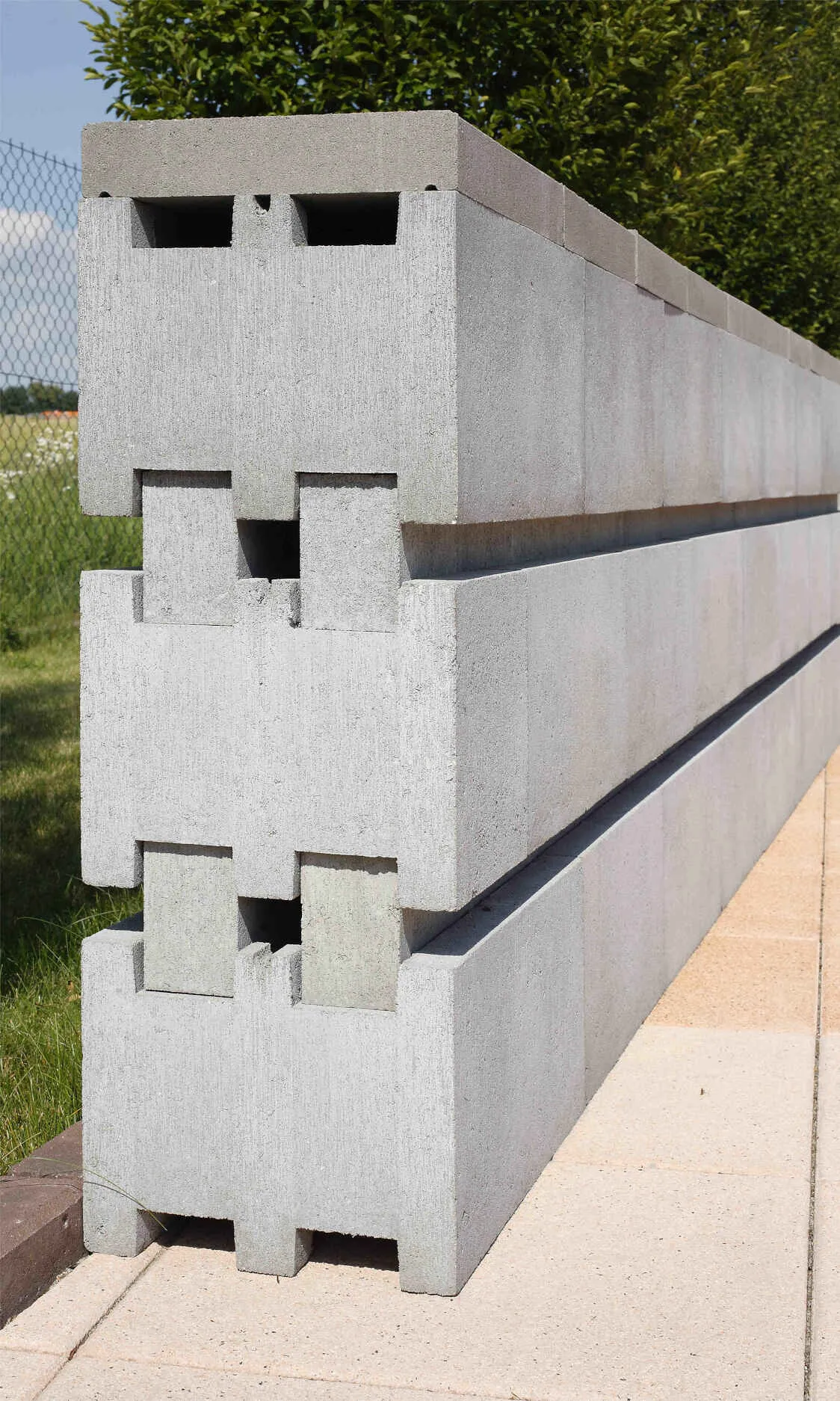 BEST-ROKA  I, plotová tvárnice 500x250x300mm, přírodní