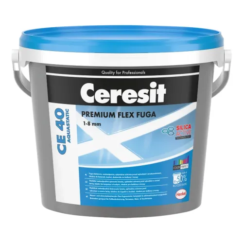 CERESIT Hmota spárovací CE 40 Aquastatic jasmine 5 kg