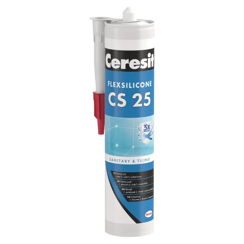 CERESIT Silikon sanitární CS 25 silver 280 ml