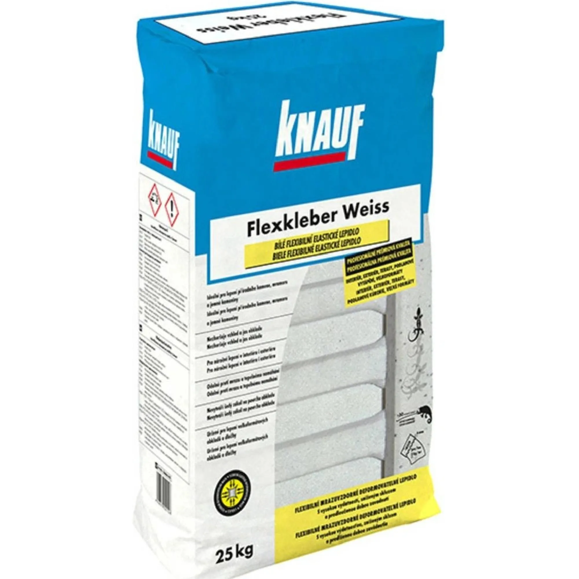 KNAUF lepidlo flexibilní flexkleber C2TE S1, weiss 25kg, bílé