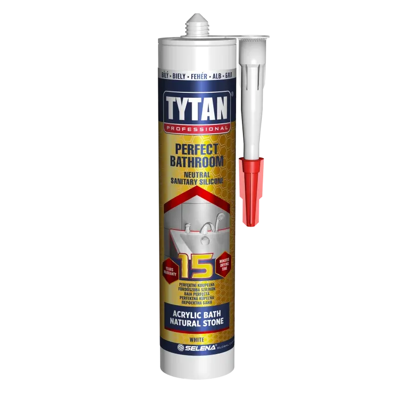 TYTAN silikon neutrální sanitární - Perfektní koupelna transparentní 280ml