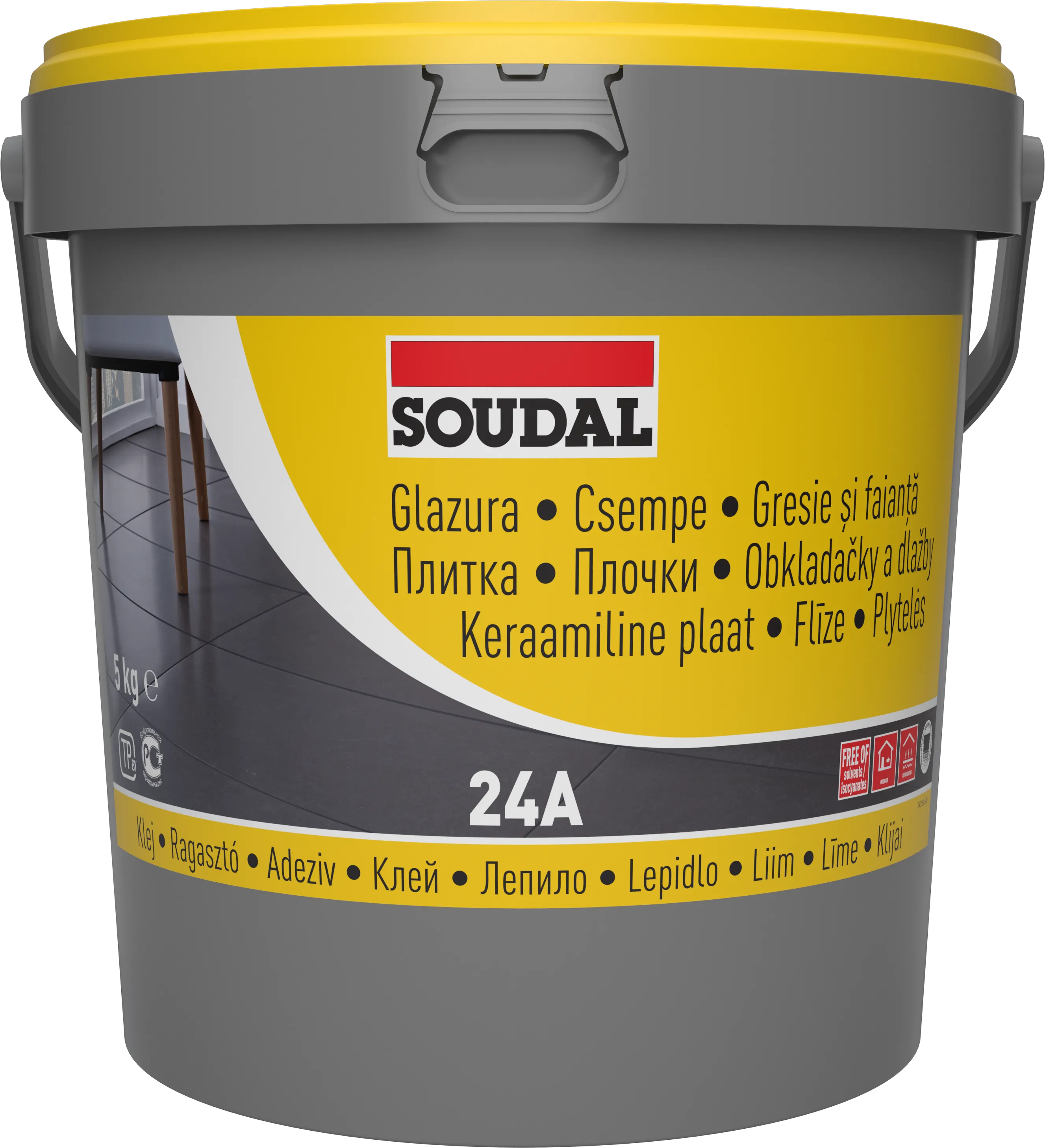 SOUDAL lepidlo na obkladačky 24A  15kg