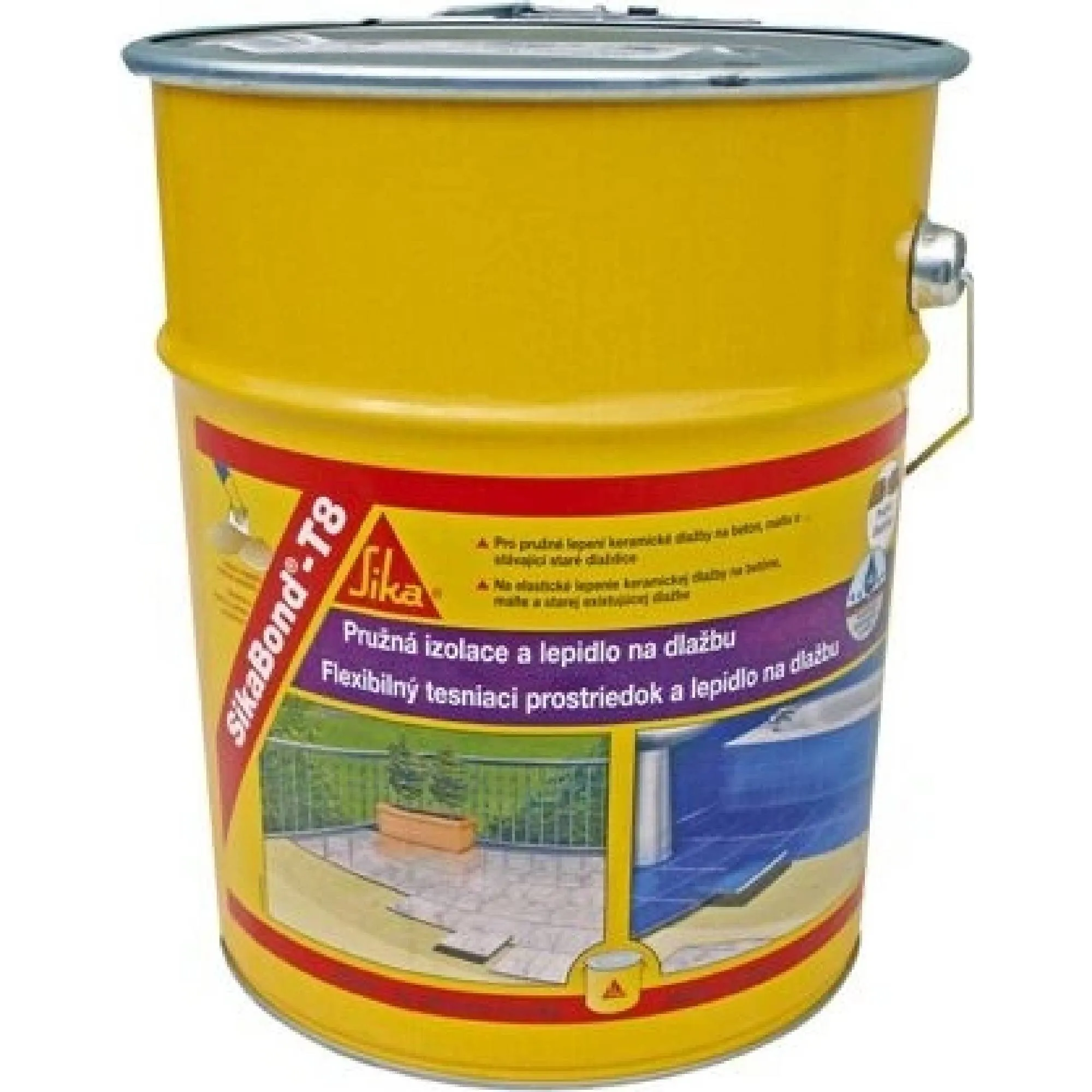 SikaBond - T8, hydroizolace a lepidlo v jednom, 13.4kg