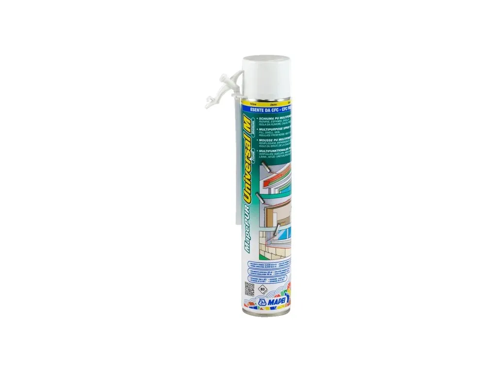 MONTÁŽNÍ PĚNA MAPEPUR UNIVERSAL FOAM M, trubičková, 750ml