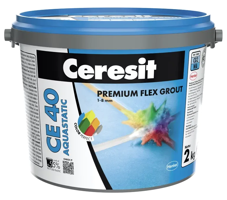 spárovací hmota CE 40 aquastic flexi hladká, 2kg, ocean 88