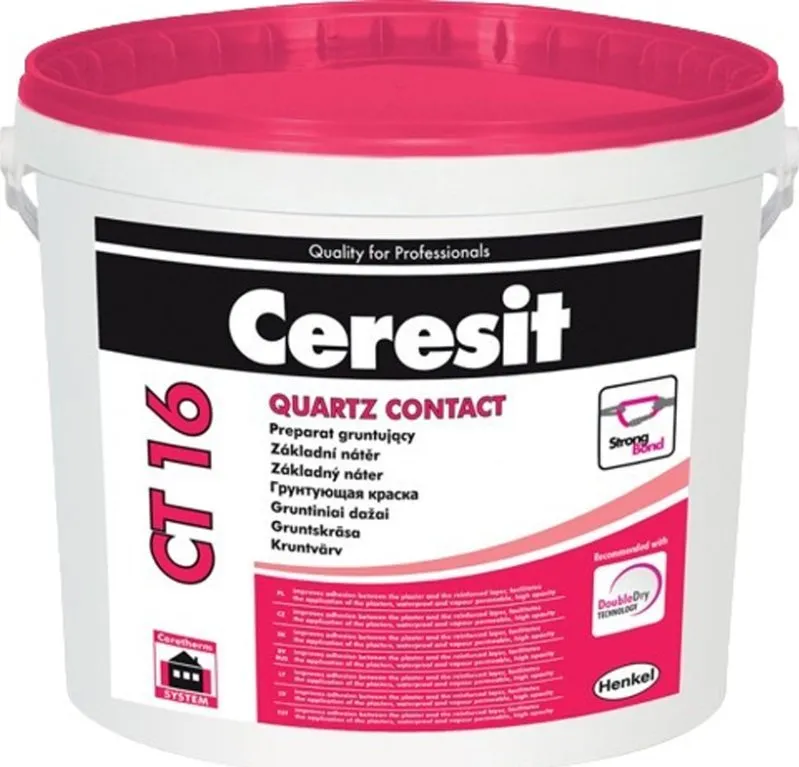 CERESIT penetrace pod tenkovrstvé omítky a marmolity CT16, 15kg=10l