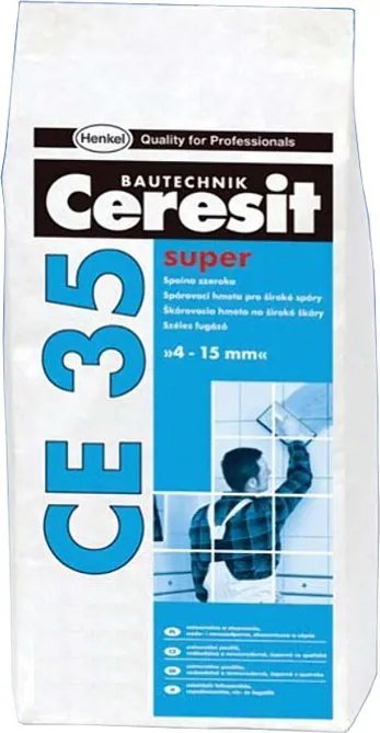 spárovací hmota CE 35 super, spáry 4-15mm,25kg, šedá 07