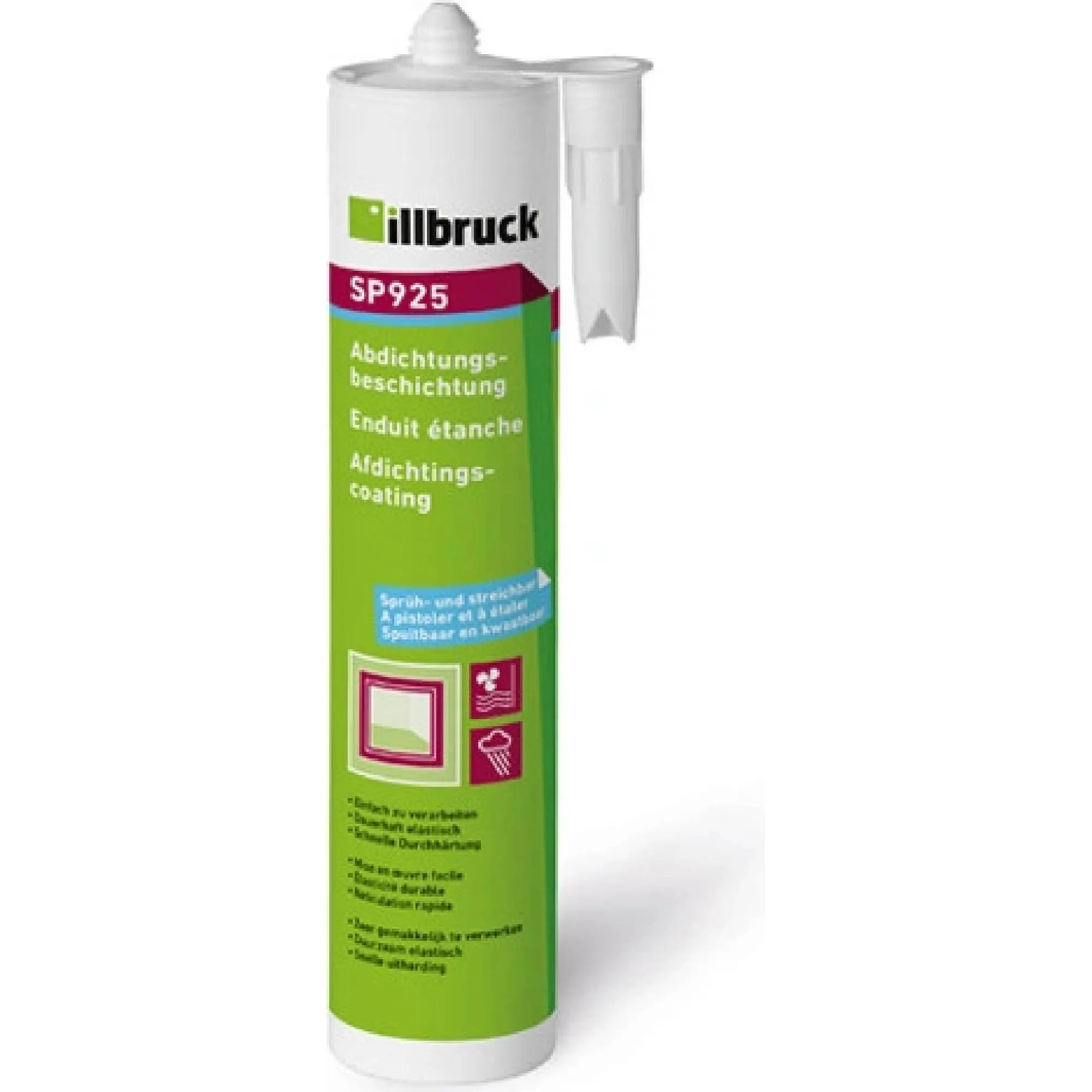 ILLBRUCK tekutá membrána SP925, 310ml, světle šedá (RAL 7035)