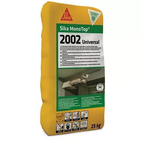 SIKA  Mono Top-2002 Universal, sanace betonu, hrubá správková malta, 25kg