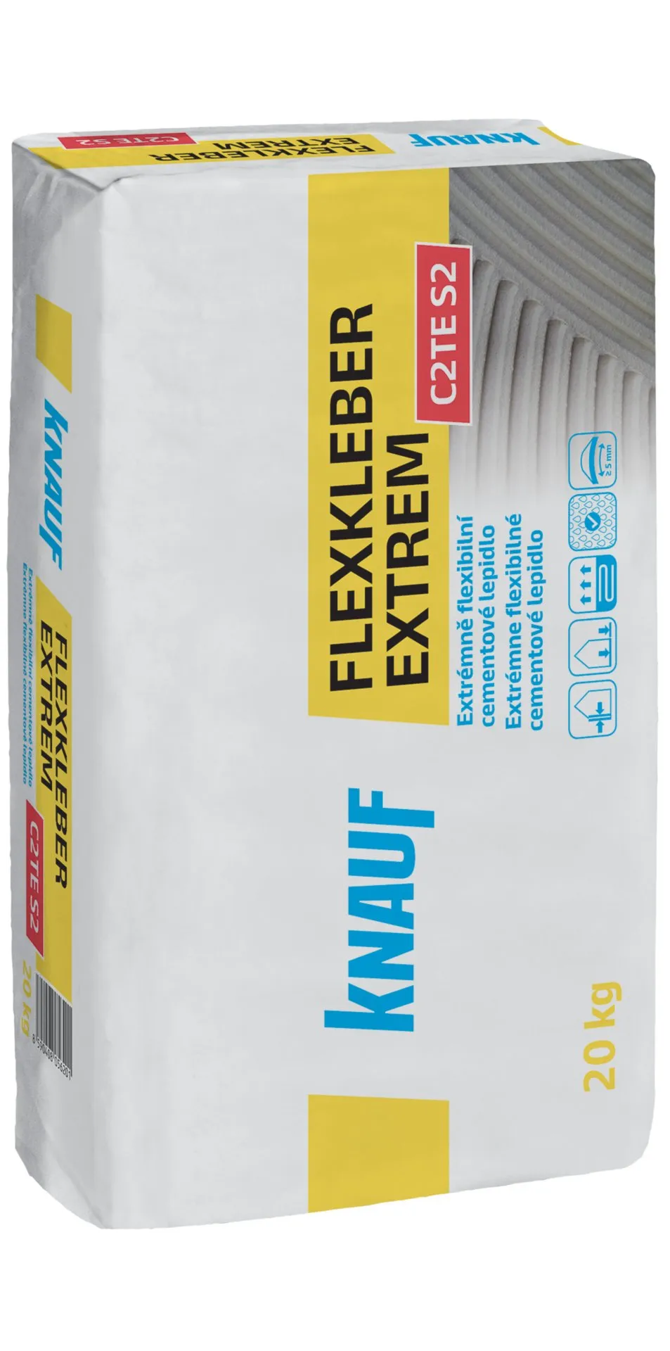 KNAUF lepidlo extrémně flexibilní flexkleber EXTREM C2 TES2, 20kg, 42pyt/pal