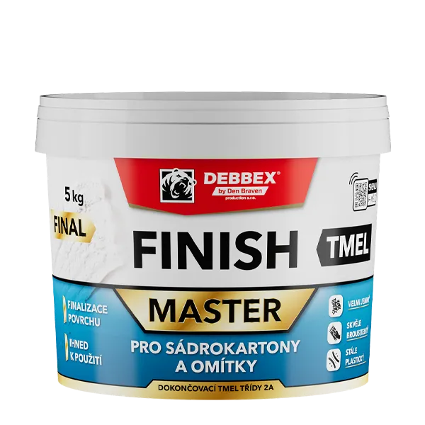 DenBraven Finish tmel na sádrokartony 5 kg kbelík bílá