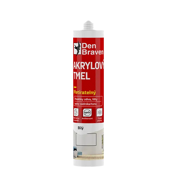 DenBraven Akrylový tmel 280 ml kartuše bílá
