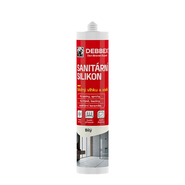 DenBraven Sanitární silikon 280 ml kartuše bílá