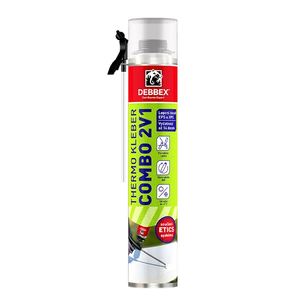DenBraven THERMO KLEBER COMBO 2v1 750 ml pistolová dóza žlutá