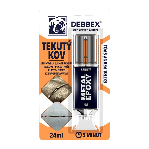 DenBraven Tekutý kov 24 ml blistr světle černá