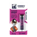 DenBraven Plastelína Epoxy 56,6 g blistr světle černá