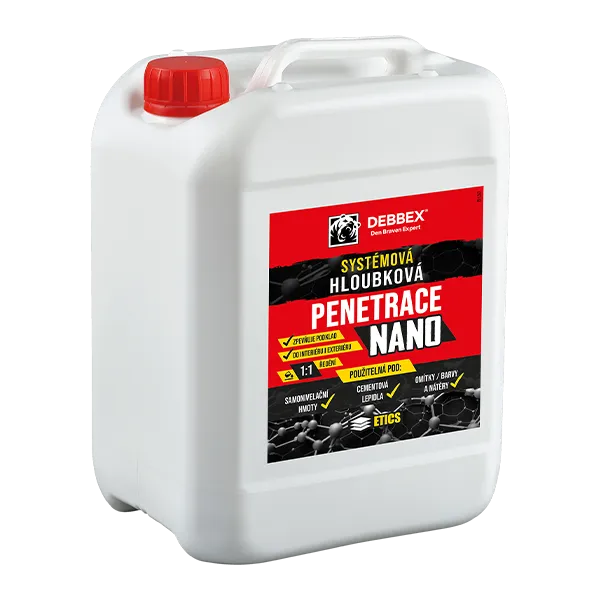 DenBraven Systémová hloubková penetrace NANO 5 l kanystr transparentní
