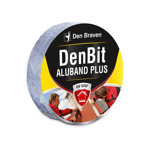 DenBraven DenBit Aluband PLUS - Střešní bitumenový pás 50 mm, délka 10 m 10 m hliníková
