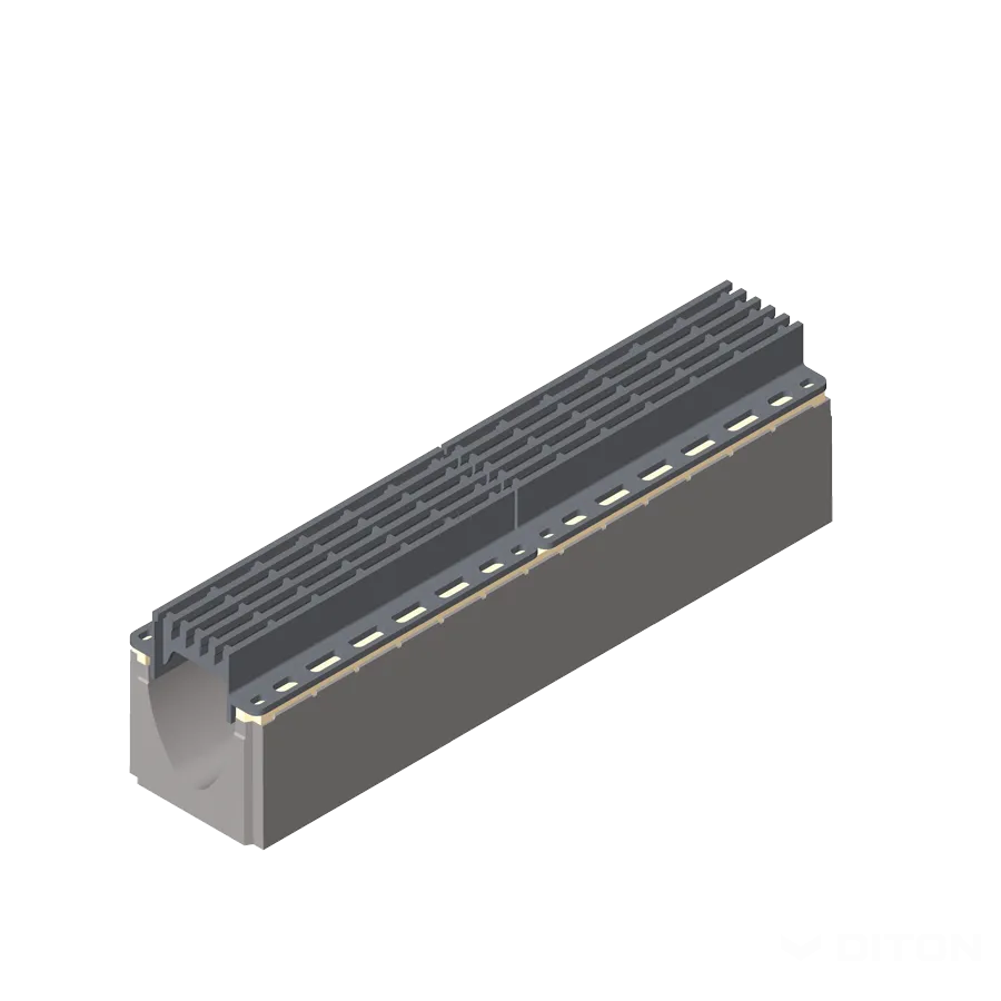 DITON Litinobetonový žlab EUROPA DN 150 přírodní