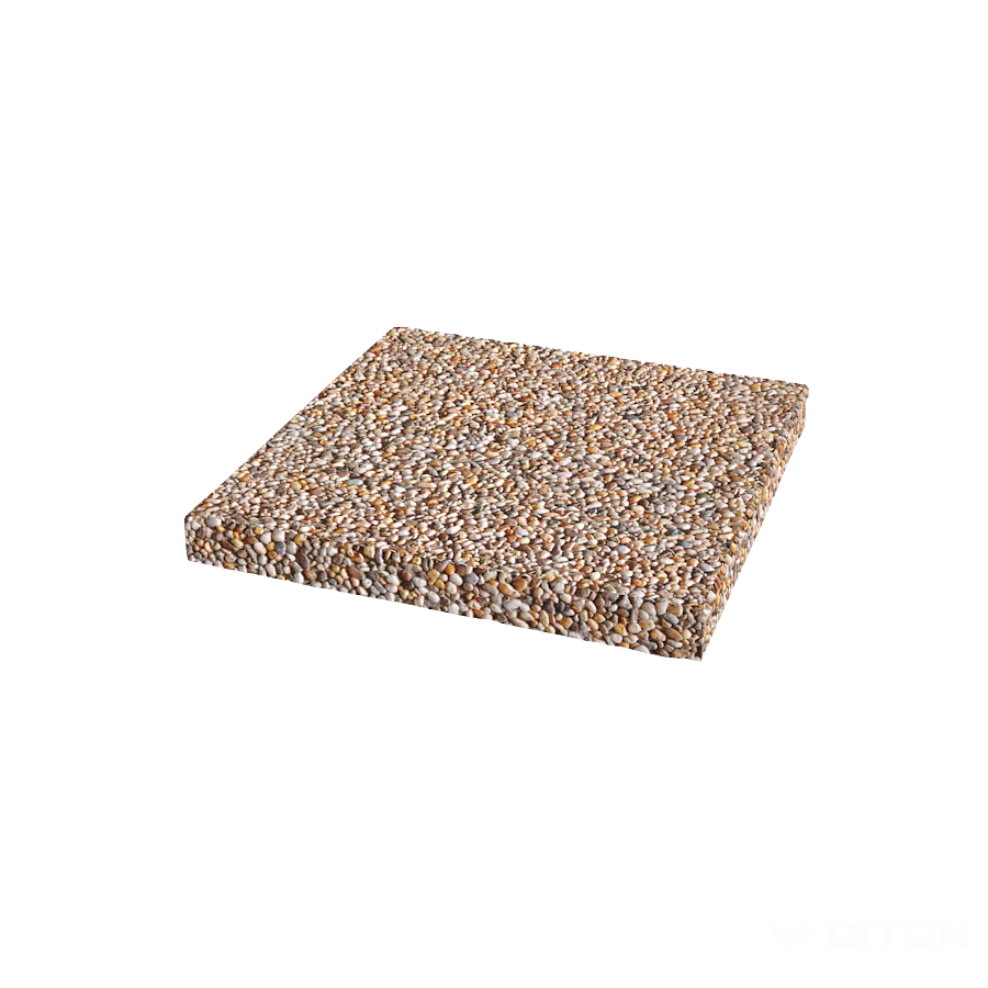 DITON Dlaždice 40 / 40 / 4 - 2 vymývané hrany dunaj 4-8