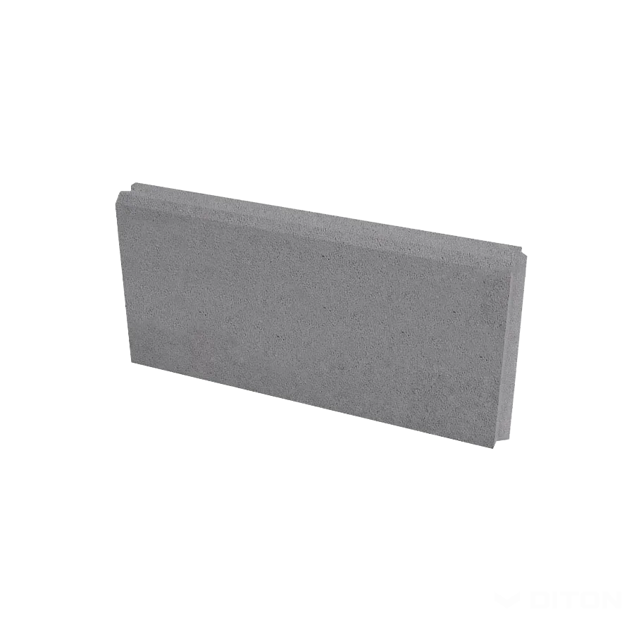 DITON Obrubník záhonový 50 / 5 / 20 půlka přírodní