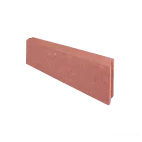 DITON Obrubník záhonový 50 / 5 / 20 půlka červený