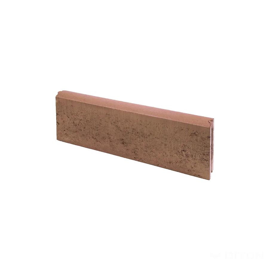 DITON Obrubník záhonový 50 / 5 / 20 půlka karamelový