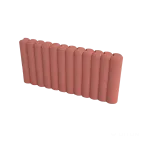 DITON Obrubník palisádový červený