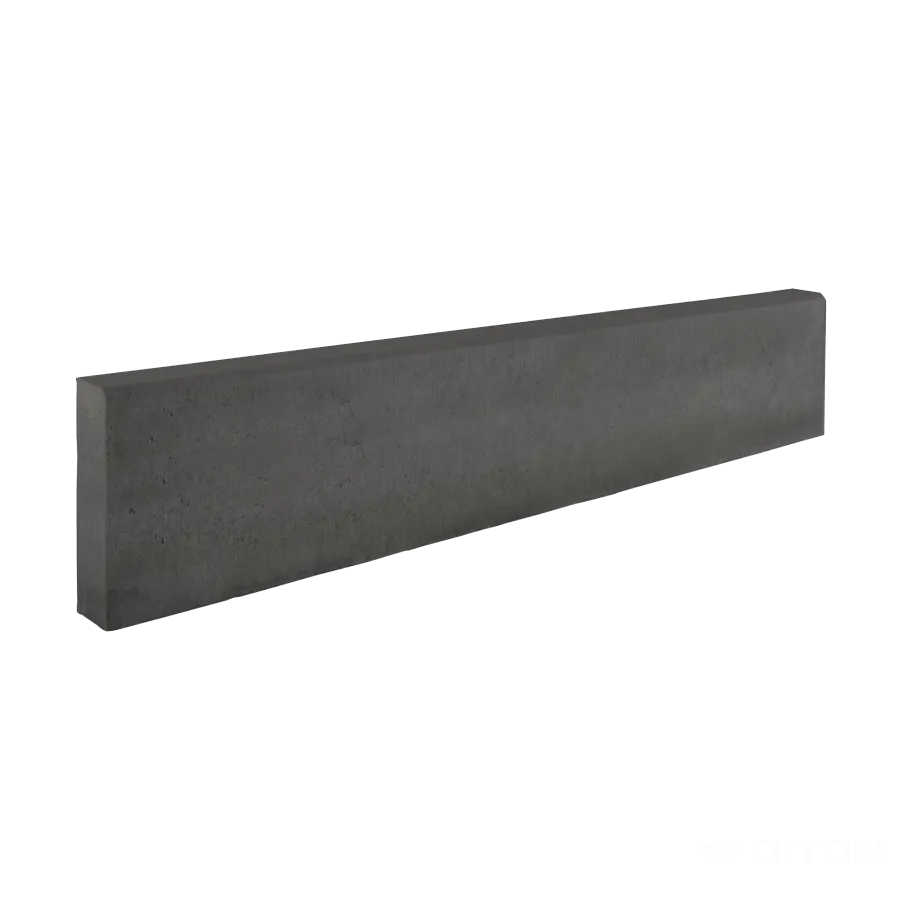 DITON Obrubník záhonový s rovnou hranou 100 / 5 / 20 černý