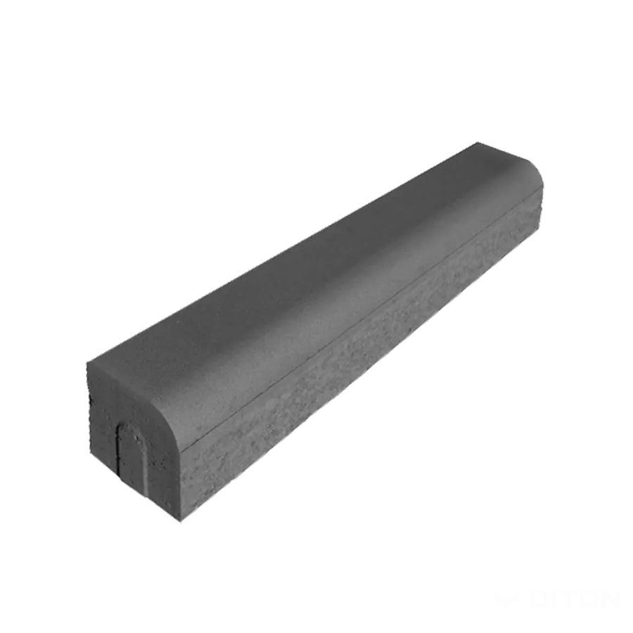 DITON Obrubník silniční nájezdový 100 / 15 / 15 přírodní