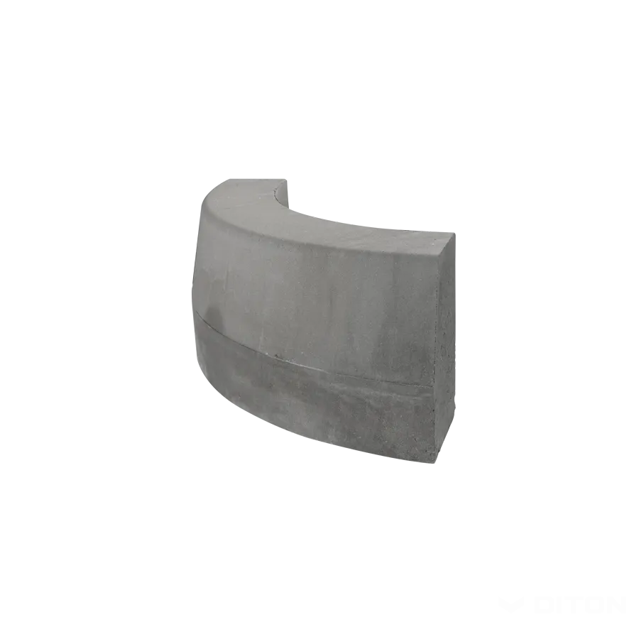 DITON Obrubník silniční oblý R 0,5 m vnější přírodní