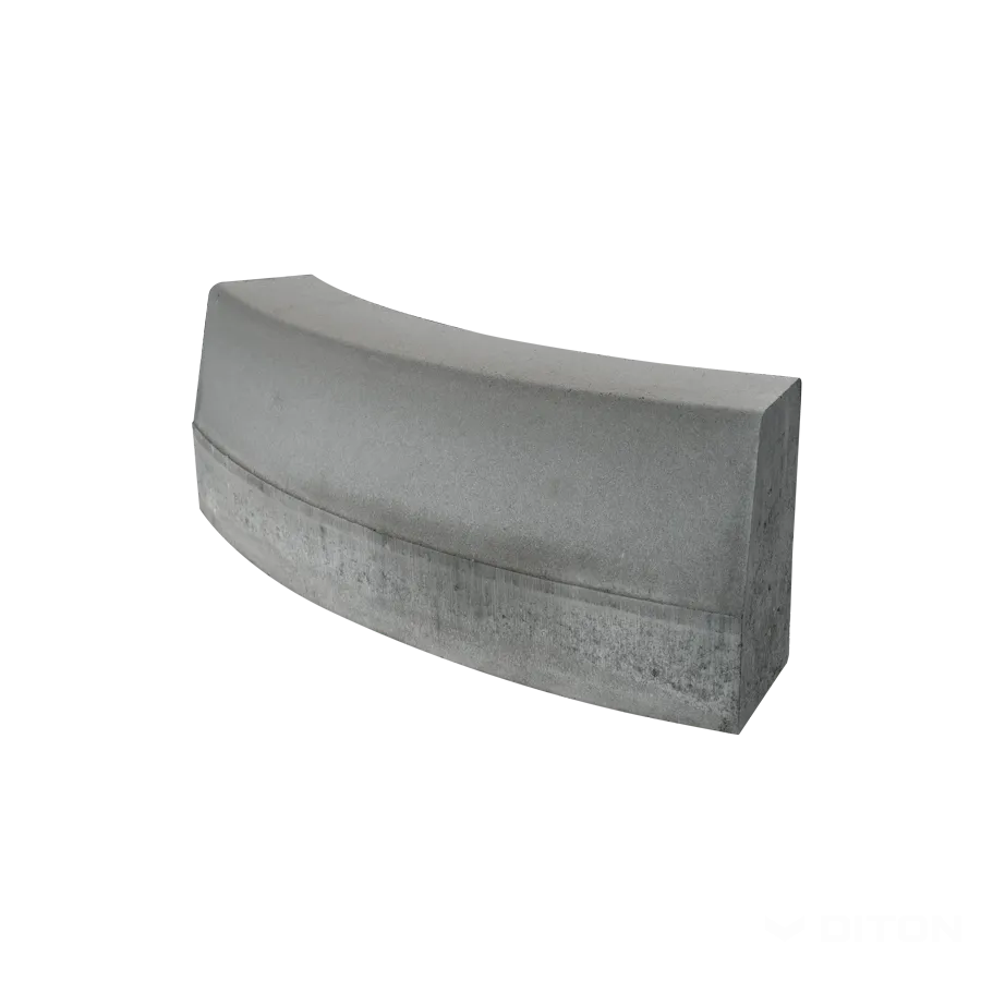 DITON Obrubník silniční oblý R 1 m vnější přírodní