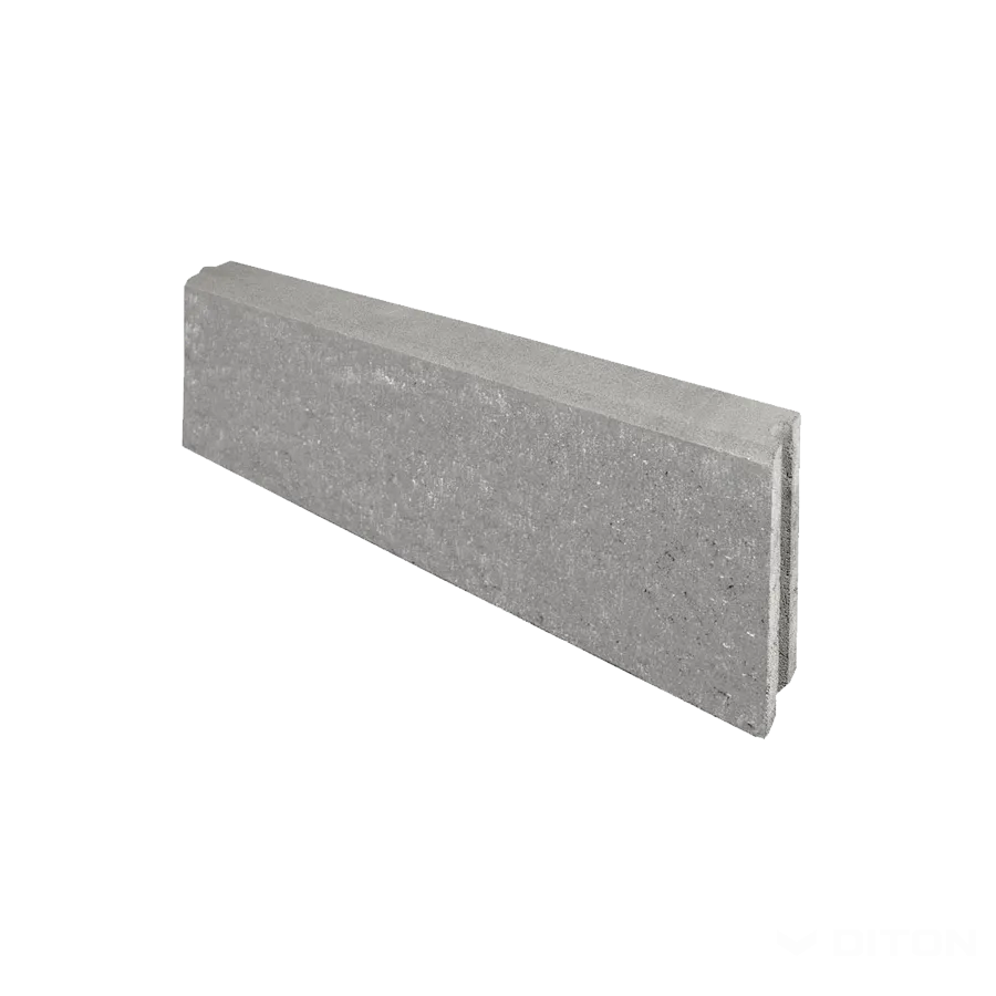 DITON Obrubník záhonový 50 / 5 / 15 půlka přírodní