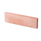 DITON Obrubník záhonový s kulatým zámkem 50 / 5 / 20 půlka cihlový