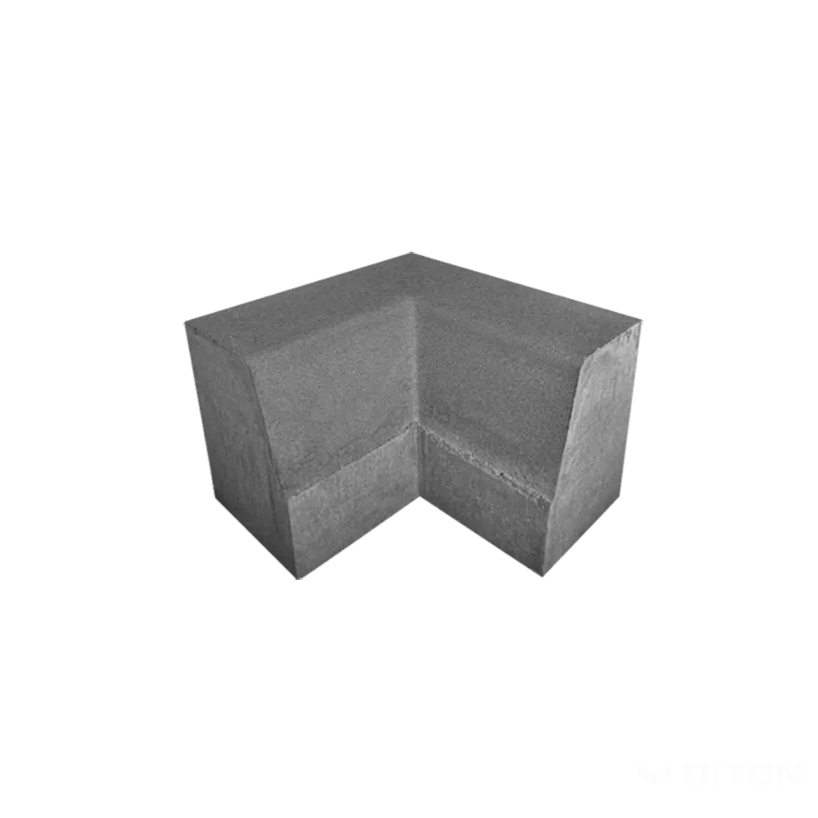 DITON Obrubník silniční rohový vnitřní přírodní