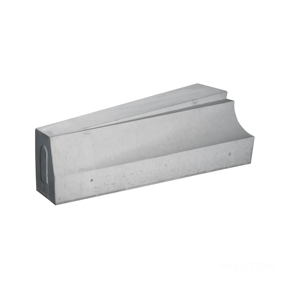 DITON Zastávkový obrubník Bus přechodový levý 250 - 290 přírodní