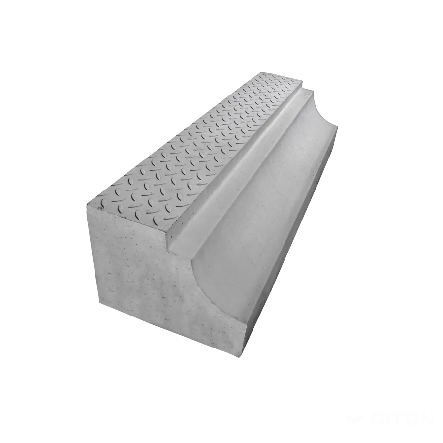 DITON Zastávkový obrubník Bus náběhový levý 310 - 330 přírodní