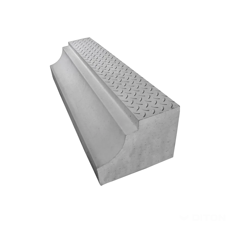 DITON Zastávkový obrubník Bus náběhový pravý 330 - 310 přírodní